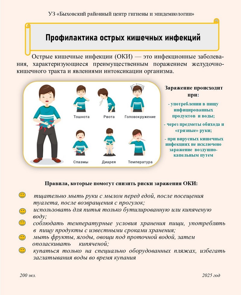 Профилактика острых кишечных инфекций